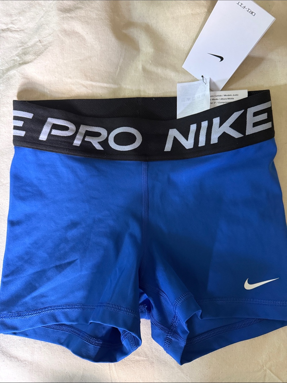 Nike Pro Cobalt Blue Women's Performance Bike 3” Shorts